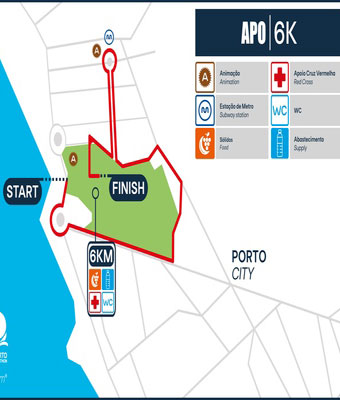 Percurso 6 km